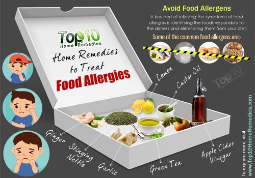 Los remedios caseros para el tratamiento de las alergias alimentarias
