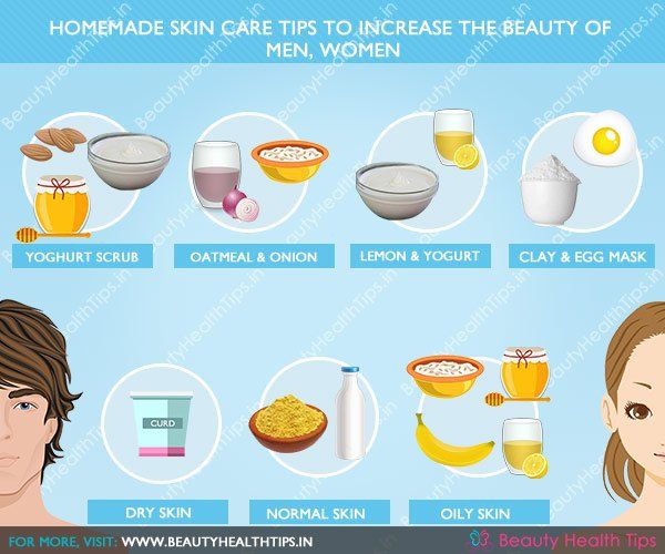 Consejos caseros para el cuidado de la piel para aumentar la belleza de los hombres, mujeres