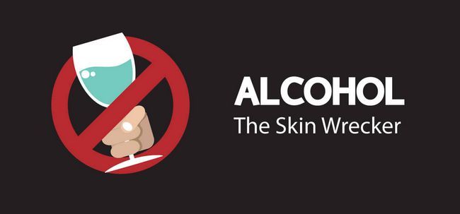 ¿Cómo afecta el alcohol a su piel?