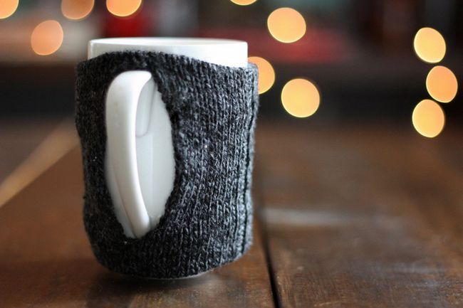 ¿Cómo hacer un calcetín taza de café acogedor