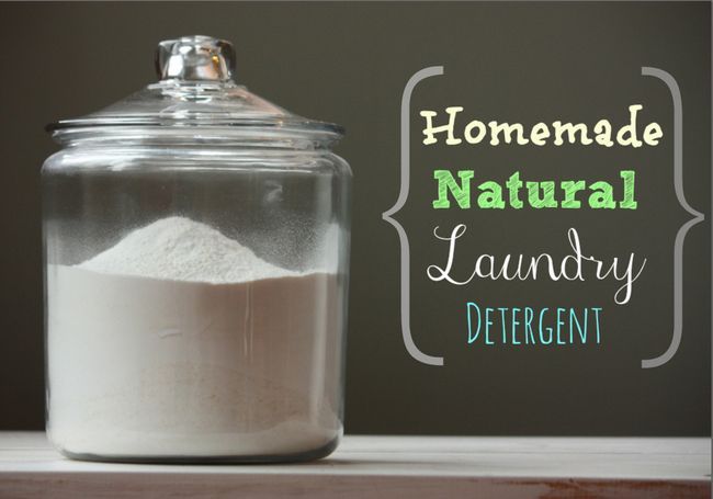 Hecho en casa detergente natural hecho FÁCIL !! Y es`s borax-free, too. 