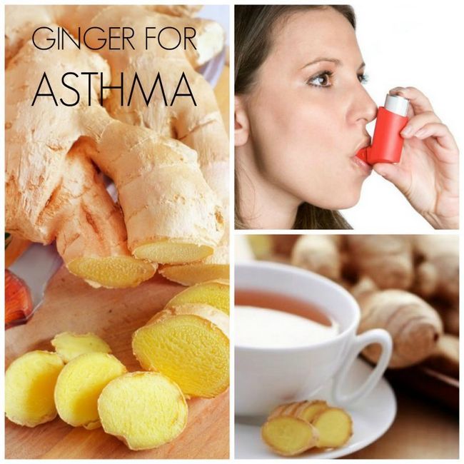 jengibre para el asma