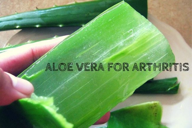 Aloe vera para la artritis