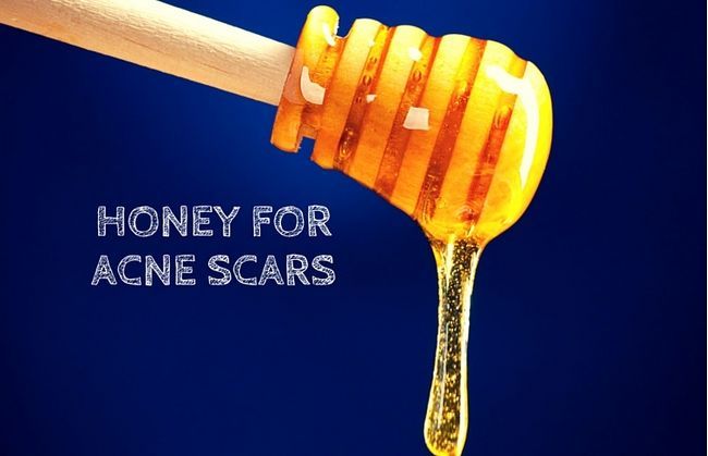 miel para las cicatrices del acné