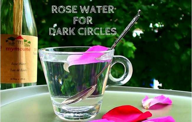 Rose Agua para los círculos oscuros
