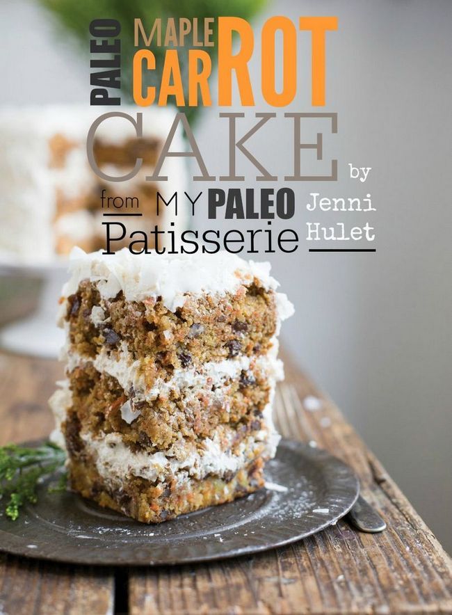 Arce Carrot Cake #glutenfree Receta #paleo