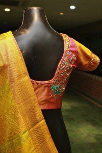 Diseño de la blusa para Pattu saris 4