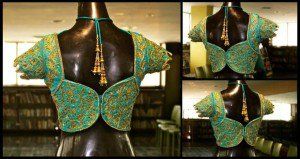 Diseño de la blusa para Pattu saris 8