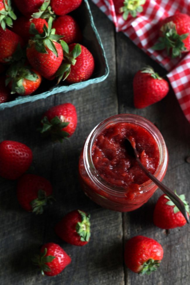 Strawberry Jam Congelador Receta