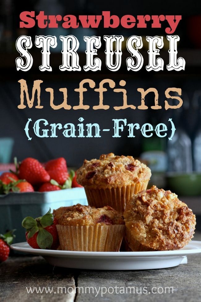 Fresa Streusel Muffins (Grain-Free)