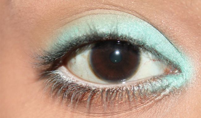 Maquillaje de ojos Mint tutorial Look-(3)