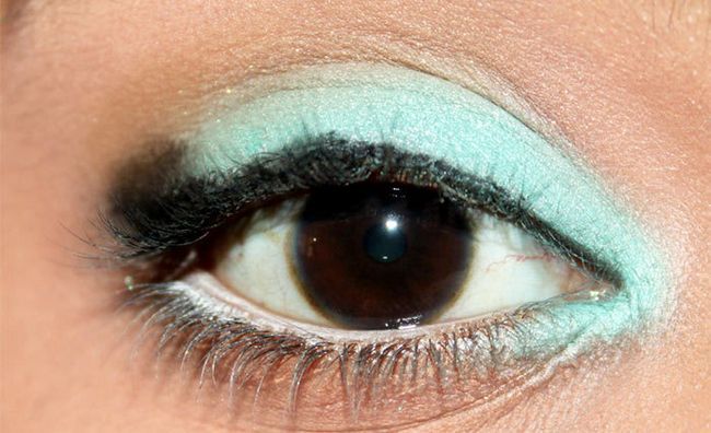 Maquillaje de ojos Mint tutorial Look-(4)