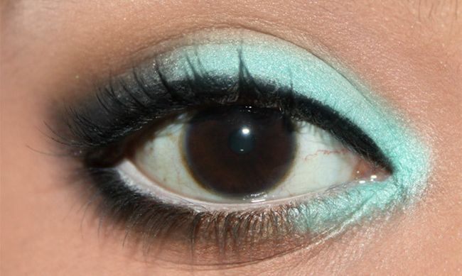 Maquillaje de ojos Mint tutorial Look-(5)