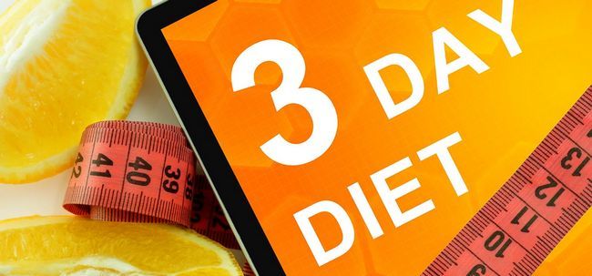 El plan de la dieta de 3 días: Todo lo que usted necesita saber