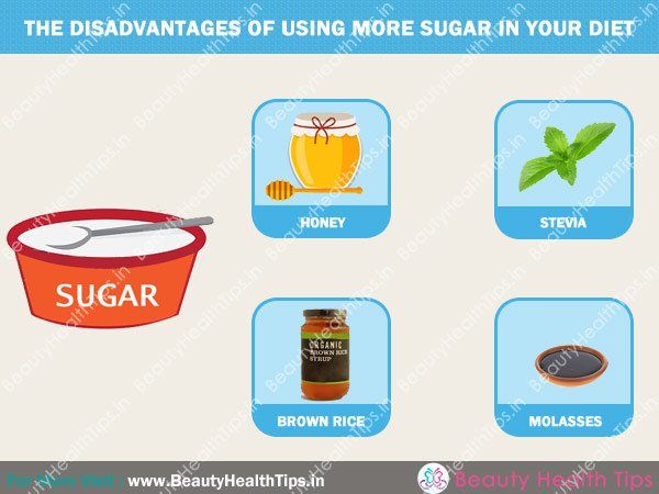 Las desventajas de usar más azúcar en su dieta