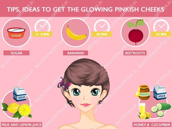 Consejos, ideas para conseguir las mejillas rosadas brillantes
