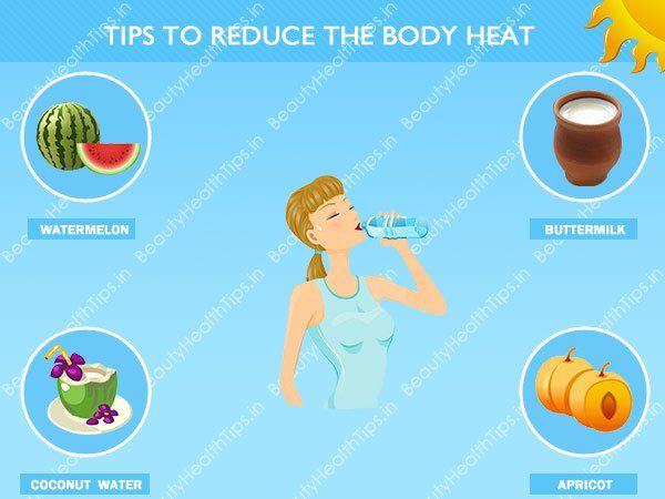 Consejos para reducir el cuerpo de calor, alimentos y bebidas para controlar el calor del cuerpo