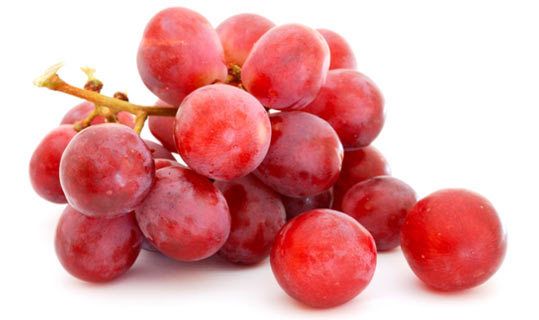 uvas rojas sin semillas