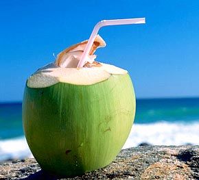 El coco es buena para el verano