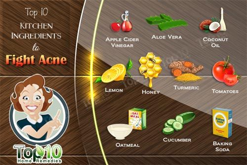 combatir el acné con ingredientes de cocina