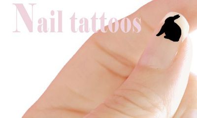 tatuaje de uñas conejito