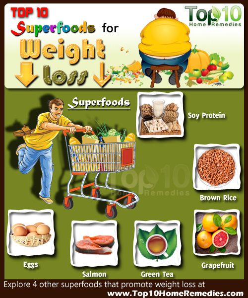 Top 10 súper alimentos para bajar de peso