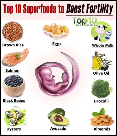 Top 10 súper alimentos para aumentar la fertilidad