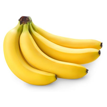 bananas para la piel que brilla intensamente