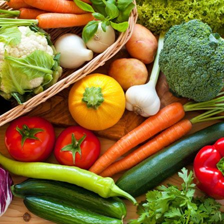 verduras de hoja verde