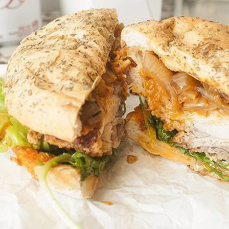baja en calorías recetas de sándwich de pollo