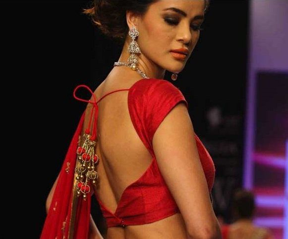 Top diseños blusa para saris de seda