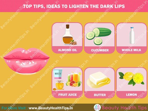 Los mejores consejos, ideas para aligerar los labios oscuros