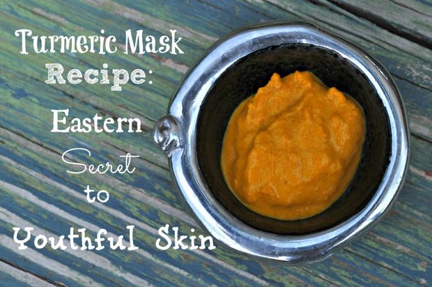 La cúrcuma receta máscara: el secreto del este de la piel joven