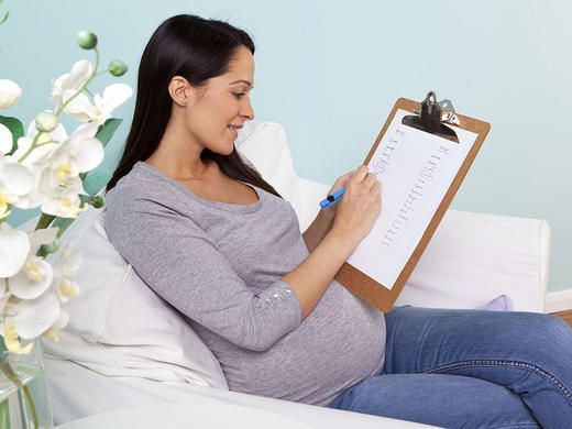 ¿Cuál es el embarazo para hacer la lista?