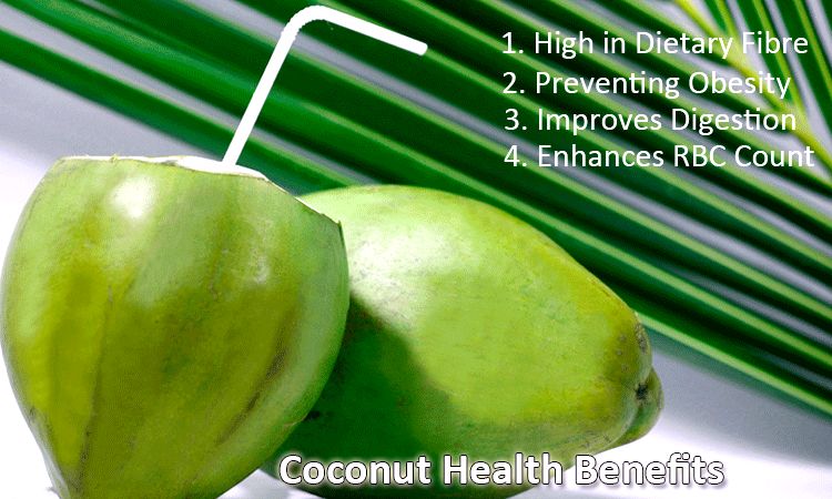 5 Beneficios de Salud de coco