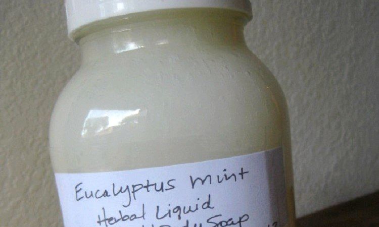 DIY: Homemade menta y eucalipto Bath Body