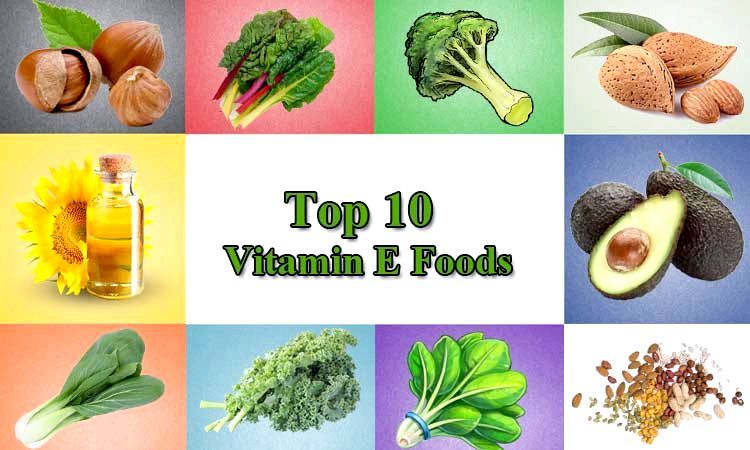 Top 10 de la vitamina E alimentos