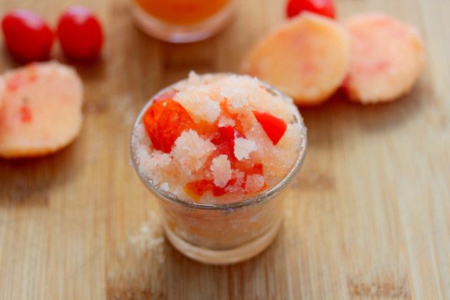 tomate exfoliante de azúcar hypehair