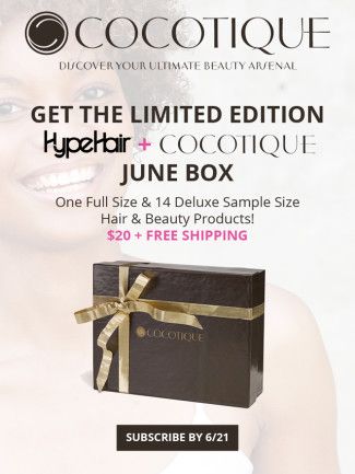 Edición limitada de Hype Hair + COCOTIQUE junio Box