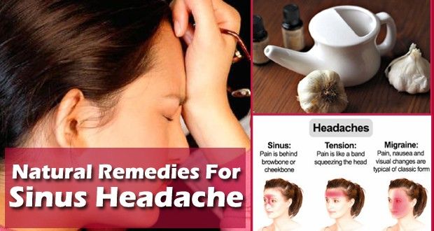 Remedios caseros para deshacerse de dolor de cabeza sinusal