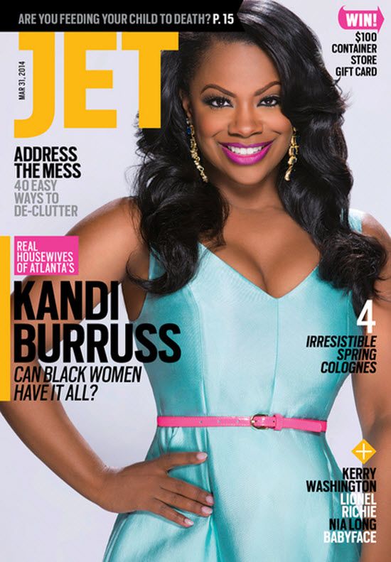 Kandi Burruss portadas de revistas del jet