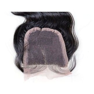 -al estilo de tejido de encaje-cierre-brasileño-virgen-pelo-cuerpo-naturales-off y negro o marrón oscuro-DHL libre