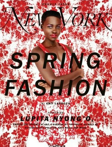 Lupita Nyong'o cubre tema de la moda de primavera de ny mag