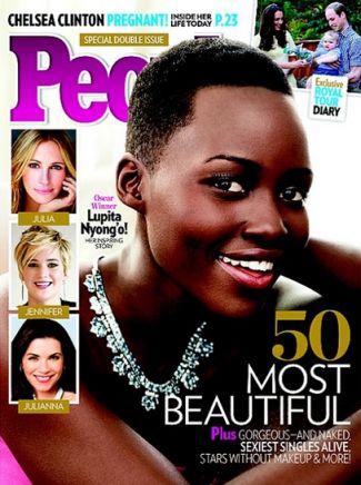 Lupita Nyong'o nombrado 'más bella' por la revista personas