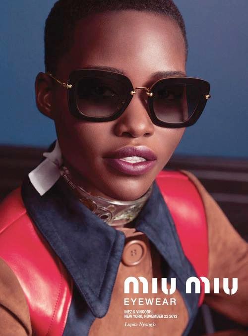 Lupita Nyong'o estrellas en la nueva campaña de gafas de Miu Miu (video)