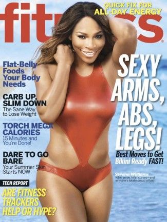 Serena Williams por Fitness Magazine