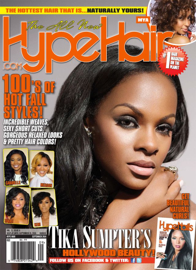 Emisión Tika Sumpter bombo pelo septiembre