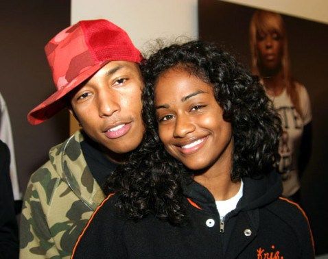 Vashtie y Pharrell Williams