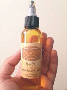Espíritu Salvaje aceite del pelo