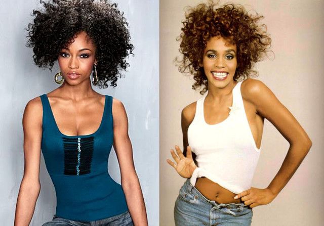 Yaya DaCosta y Whitney Houston